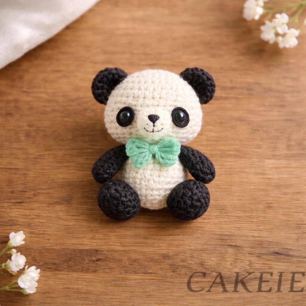 Crochet Cute Panda Doll